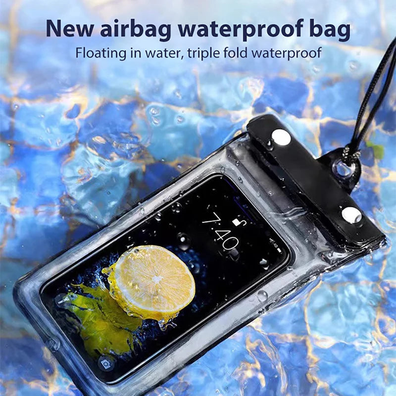 IPX8 Waterproof Phone Case Swimming Water Proof Bag Underwater Protector Cover For iPhone 15 14 13 Pro Max Samsung Xiaomi Huawei