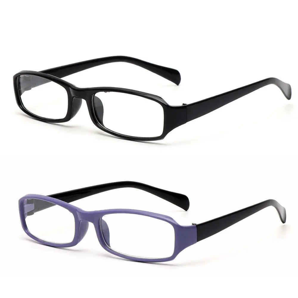 Anti-blue Light Square Reading Glasses Women Men Finished Presbyopia Eyeglasses Magnifying Diopter +1.0 to +4.0 Unisex Eyewear