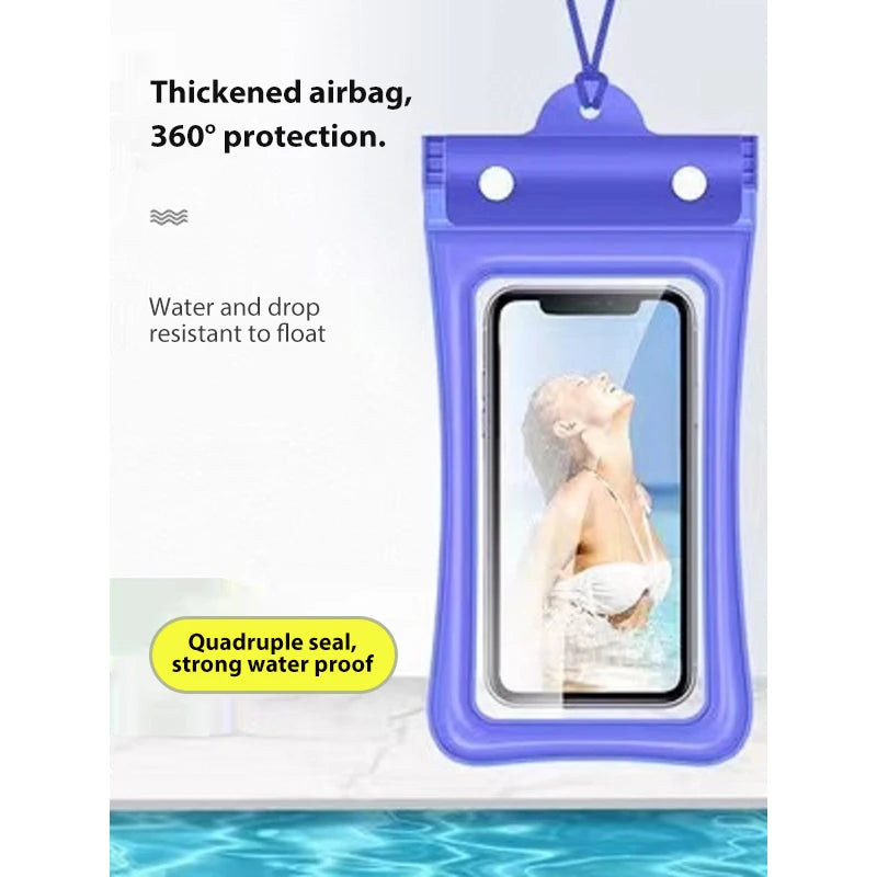 IPX8 Waterproof Phone Case Swimming Water Proof Bag Underwater Protector Cover For iPhone 15 14 13 Pro Max Samsung Xiaomi Huawei