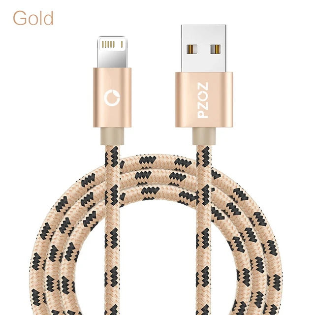 PZOZ Usb Cable For iphone cable 14 13 12 11 pro max Xs Xr X SE 8 7 6s plus ipad air mini fast charging cable For iphone charger