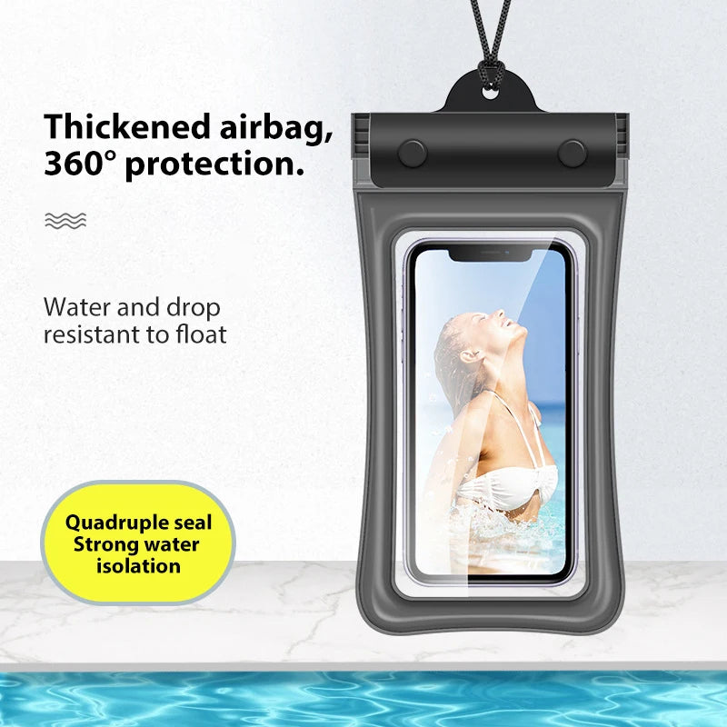 IPX8 Waterproof Phone Case Swimming Water Proof Bag Underwater Protector Cover For iPhone 15 14 13 Pro Max Samsung Xiaomi Huawei