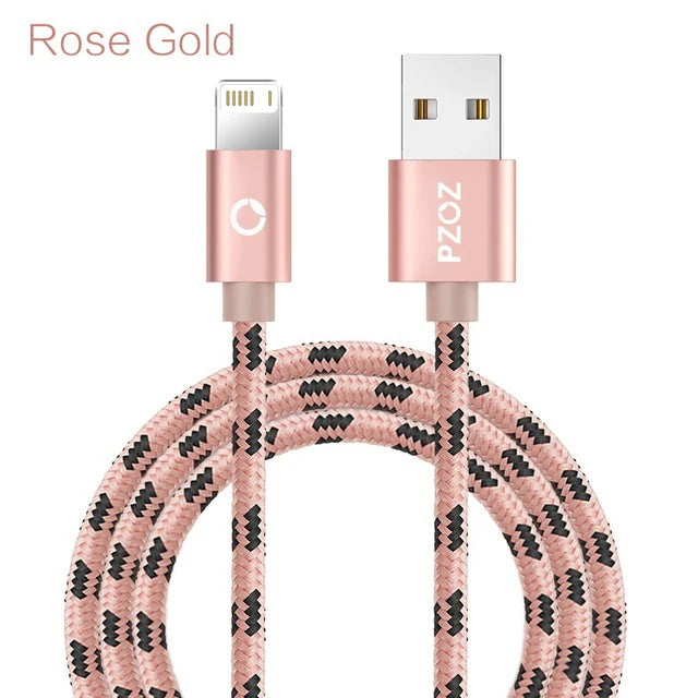 PZOZ Usb Cable For iphone cable 14 13 12 11 pro max Xs Xr X SE 8 7 6s plus ipad air mini fast charging cable For iphone charger