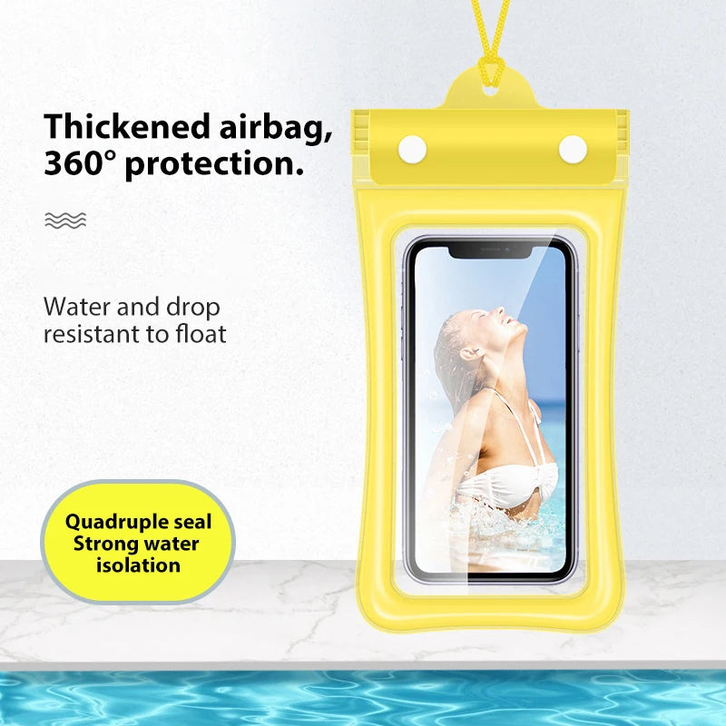 IPX8 Waterproof Phone Case Swimming Water Proof Bag Underwater Protector Cover For iPhone 15 14 13 Pro Max Samsung Xiaomi Huawei