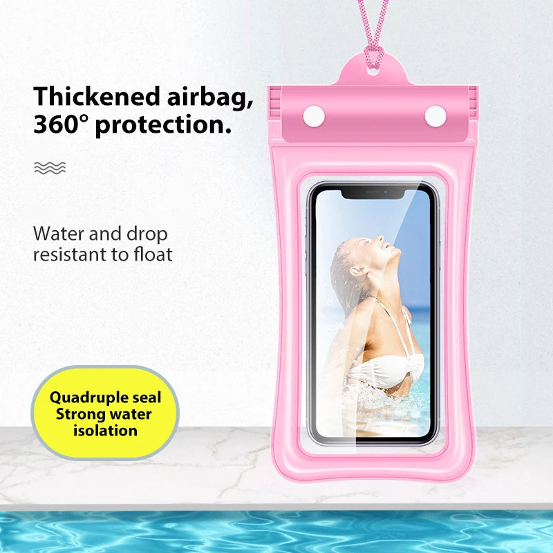 IPX8 Waterproof Phone Case Swimming Water Proof Bag Underwater Protector Cover For iPhone 15 14 13 Pro Max Samsung Xiaomi Huawei