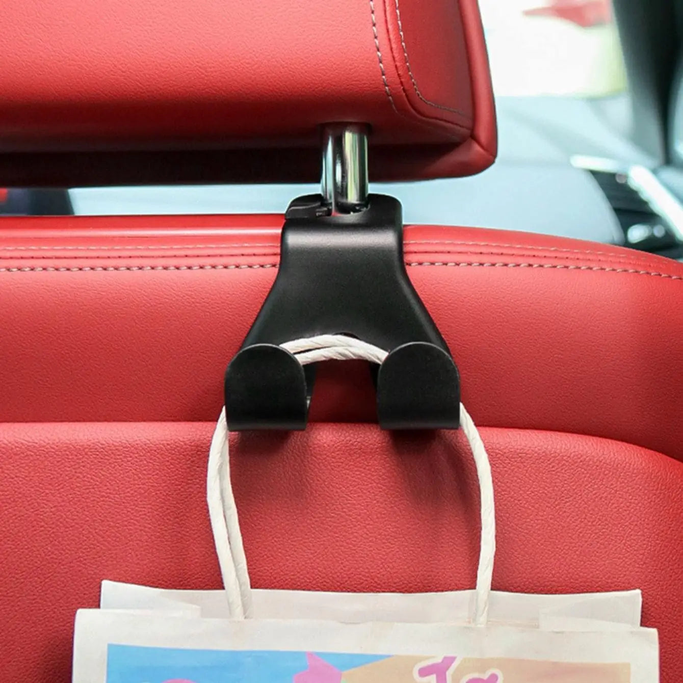 Concealed Creative New Car Seat Back Hook Multi Functional Rear Car Phone Holder Hook Automotive Accessories