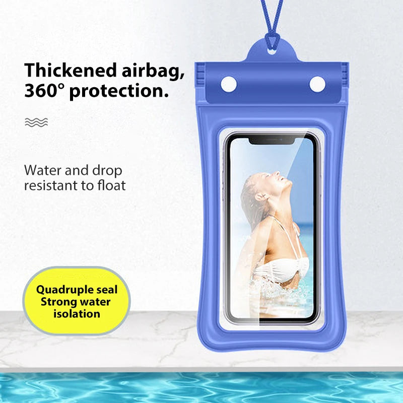 IPX8 Waterproof Phone Case Swimming Water Proof Bag Underwater Protector Cover For iPhone 15 14 13 Pro Max Samsung Xiaomi Huawei