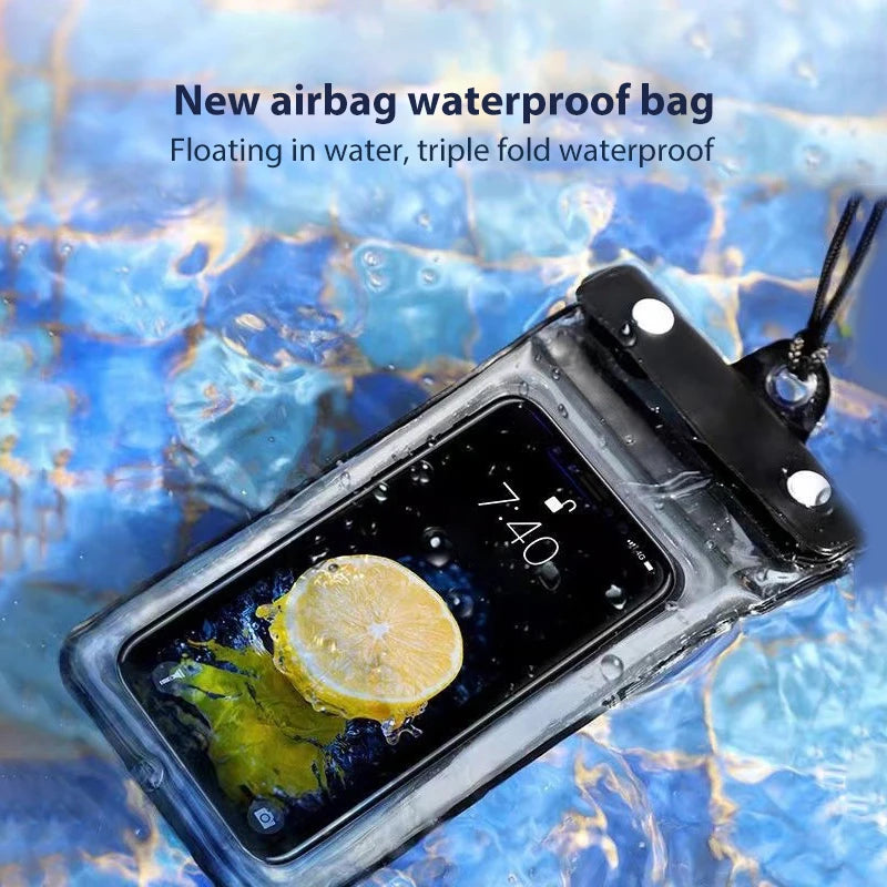 IPX8 Waterproof Phone Case Swimming Water Proof Bag Underwater Protector Cover For iPhone 15 14 13 Pro Max Samsung Xiaomi Huawei