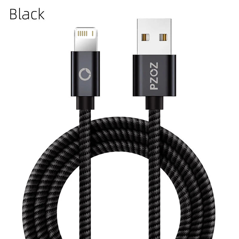 PZOZ Usb Cable For iphone cable 14 13 12 11 pro max Xs Xr X SE 8 7 6s plus ipad air mini fast charging cable For iphone charger