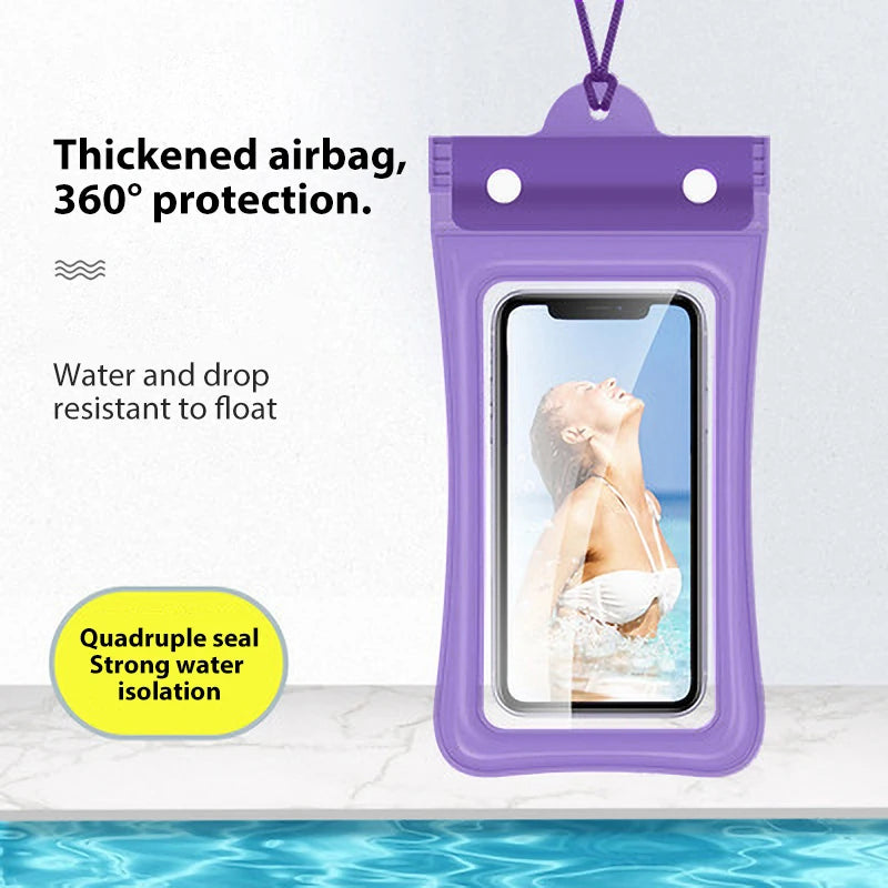 IPX8 Waterproof Phone Case Swimming Water Proof Bag Underwater Protector Cover For iPhone 15 14 13 Pro Max Samsung Xiaomi Huawei