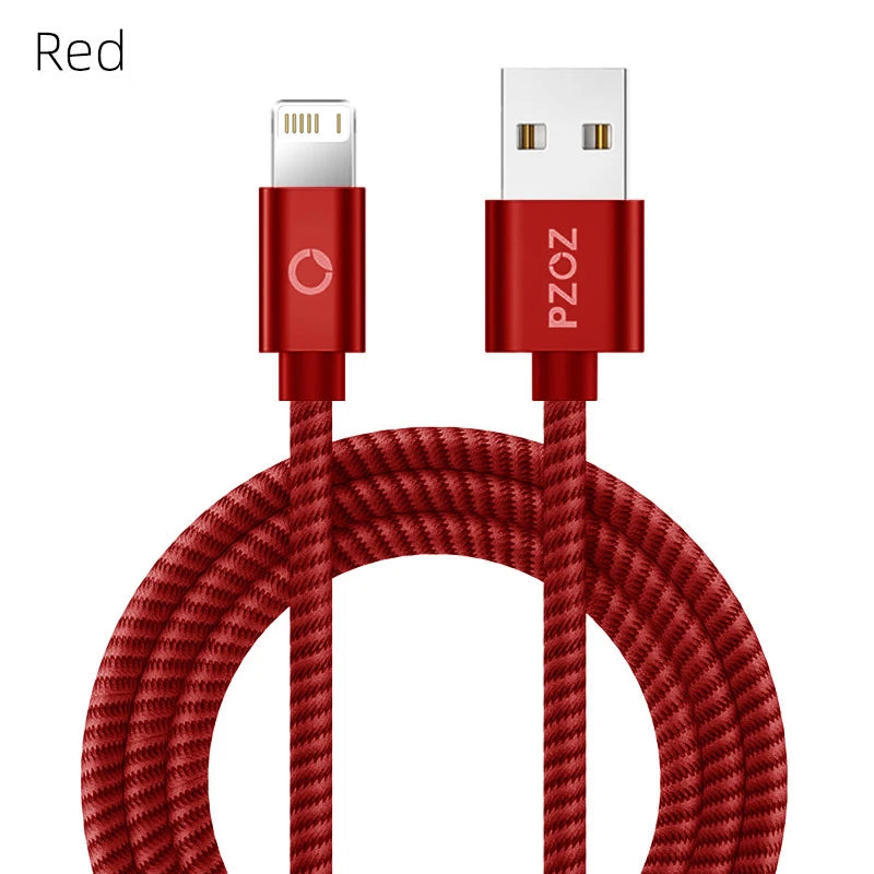 PZOZ Usb Cable For iphone cable 14 13 12 11 pro max Xs Xr X SE 8 7 6s plus ipad air mini fast charging cable For iphone charger