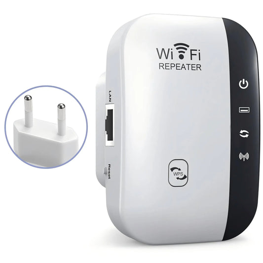 Wifi Repeater Wireless Signal Amplifier Extended Network Enhancer EU US Home Router 300M Thro